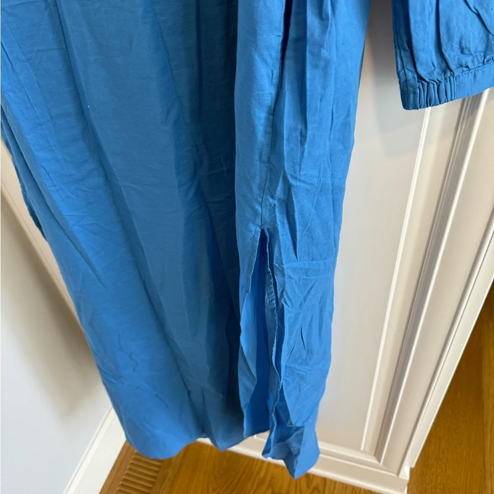 Elegant Blue Women's Dress - Picture 5 of 9